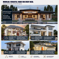 Vente Flash 2026-2027 : Villa Préfabriquée Modulaire Anti-Corrosion à Deux Étages en Acier Léger, 4 Chambres, 1 Cuisine
