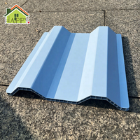 Système de toiture moderne à barrière thermique en PVC/résine synthétique creuse, surface réfléchissante, système de toiture écoénergétique