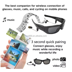 Lunettes de soleil sportives avec caméra vidéo, enregistreur, écouteurs sans fil Bluetooth et lecteur <span class=keywords><strong>MP3</strong></span> - Product Image 2