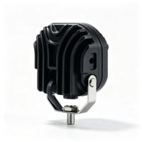 Nouvelle lampe de travail LED carrée de 3 pouces 30W, étanche IP68, 12-48V, lampe auxiliaire de conduite, tout-terrain, voiture, camion, chariot élévateur, 2160 lumens