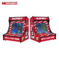Mini Machine d'arcade de table à 2 joueurs, Machine de jeu de combat de rue rétro Portable Commercial à pièces de monnaie