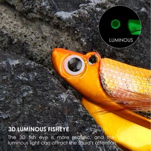 LETOYO LT130835 Tip Run Squid Jig 40g 128mm Egi Squid Jig TR Hooks Plomo de agua salada Sutte Squid Sinker - Product Image 4