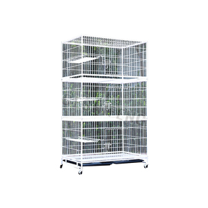 Préforme pour animaux de compagnie <span class=keywords><strong>cage</strong></span> en treillis métallique intérieur cages pour animaux de compagnie chenil pour chien trois couches cages pour animaux de compagnie, transporteurs avec taille - Product Image 2