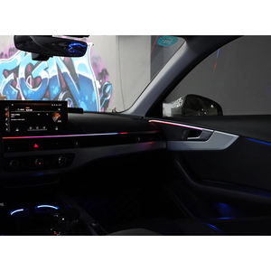 อัพเกรดไฟ Ambient Lighting สำหรับ Audi A4L ปี 2017-2025 ไฟ LED ภายในตกแต่งคอนโซลกลาง - Product Image 4