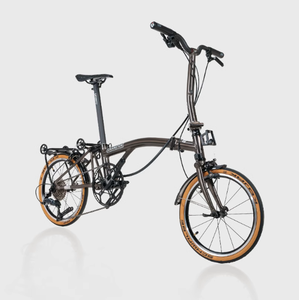Bicicletta Pieghevole Mini S9 in Lega di Alluminio, Telaio Antiurto, 16 Pollici, 9 Velocità, Manubrio Y/S in Fibra di Carbonio, Leggera e Compatta - Product Image 3