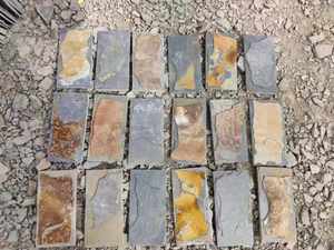 Revêtement mural en <span class=keywords><strong>pierre</strong></span> naturelle <span class=keywords><strong>de</strong></span> schiste rouillé à faible coût pour l'<span class=keywords><strong>extérieur</strong></span> et l'intérieur - Product Image 5