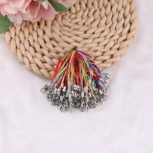 Colorful Lobster Buckle <b>Lanyard</b> Metal Clasp Cord For Phone Keychain DIY Jewelry Accessories Portable Pendant Rope Chain - Product Image 2