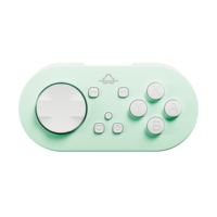 Mini Control Inalámbrico KS54, Control de Bolsillo Portátil para Switch, PC, Teléfono con Macro, Turbo, Vibración Ajustable y Reasignación de Teclas