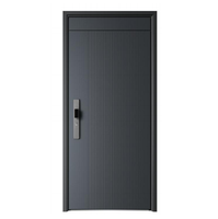 Prix de gros Porte de sécurité en acier Porte de portail en acier inoxydable Design de porte moderne en acier pour la maison