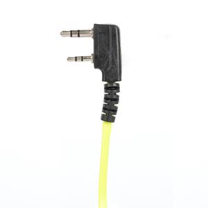 Auricular estilo Green Noodle con conector K de 2 pines, sonido de alta calidad, audio claro, ajuste seguro para <span class=keywords><strong>Baofeng</strong></span> UV5R BF888s Kenwood Walkie Talkie - Product Image 3