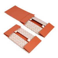 Boîte cadeau pliable à fermeture magnétique avec logo personnalisé, écologique, recyclable, boîte de vente au détail de luxe en carton pour vêtements