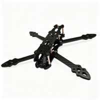 Advanced 5 Inch FPV Cinematic Drone Frame 3K Carbon Fiber Lightweight Chassis for Smooth Freestyle Flying and HD Recording