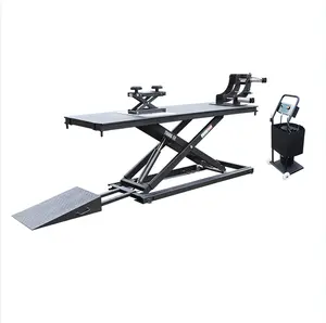 700kg Motorcycle Bike Lifter Hydraulic Lifting Table Motorcycle Lift Stand for Sale 1 - 35 sets