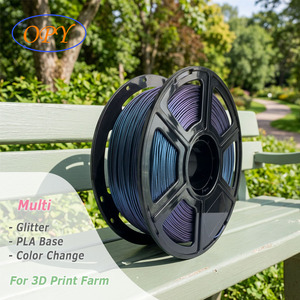 Filament PLA multi-<span class=keywords><strong>paillettes</strong></span> OPY 1,75 mm 1 kg, <span class=keywords><strong>paillettes</strong></span> changeantes de couleur, matériau d'impression 3D, titane brûlé, nébuleuse violette, filament multi-couleurs - Product Image 1