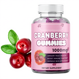 Ballaststoff-Vitamin-Ergänzung Cranberry-Probiotika-Gummis, Pflanzenextrakt - Product Image 1