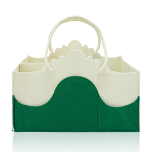Organizador de Fraldas para Bebês em Feltro, Portátil, Dobrável, Ecológico, Durável, Bolsa de Armazenamento para Troca de Fraldas em Viagens - Product Image 1
