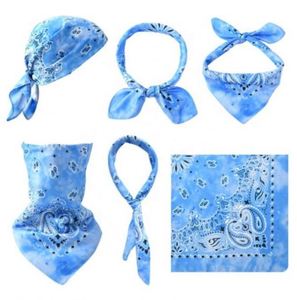 En stock, vente en gros à bas prix, bandana personnalisé avec logo, 100% coton, pour usage sportif avec protection solaire - Product Image 4