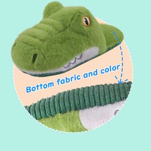 Pet Snuffle Slipper Jouet pour Chiens Cacher Nourriture Puzzle Chaussures En Peluche Animaux En Peluche Crocodile, Girafe, Cochon, Koala, Mouton - Product Image 4