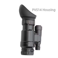 Vente en gros de lunettes de vision nocturne monoculaires PVS-14 avec source de lumière infrarouge intégrée, anti-éblouissement automatique GEN2+/GEN3, étanches