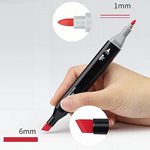 168 Màu sắc kép tip nghệ sĩ rượu đánh dấu thiết lập với hộp đựng-hoàn hảo cho màu, vẽ, làm thẻ và minh họa - Product Image 3