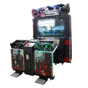 เครื่องเกมยิงปืนวิดีโอ 55 นิ้ว แบบหยอดเหรียญ ขายตรงจากโรงงาน รุ่น Razing Storm ผลิตจากโลหะและพลาสติก ภาษาอังกฤษ - Product Image 5