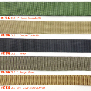 Jude Mil-W-17337 1 Inch Black Coyote Brown Coyote 498 Ranger Green Us Mil Spec Nylon Backpack <strong>Webbing</strong> for Straps - Product Image 3