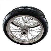 Ensemble de roues Supermoto Light Bee Talaria X New 17'' JY-Z03110020-10, jantes en alliage d'aluminium aérospatial noir/argent, modification de course
