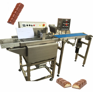 8kg Automatic Chocolate Enrobing <b>Machine</b> for Cookie Biscuit Commercial Chocolate <b>Coating</b> <b>Machine</b> With Conveyor - Product Image 2