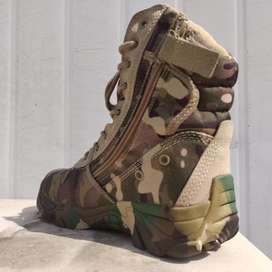 DSF42 Camouflage Tactical <b>Boots</b> Men Lace Up High Top Outdoor All Seasons Breathable <b>Hiking</b> Shoes - Product Image 2