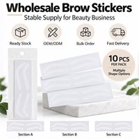 Outils de beauté : Pochoirs pour sourcils, autocollants pour sourcils et outils de microblading/maquillage