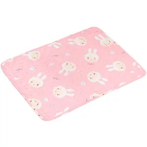 OEM ODM Customized size pattern Summer Keep Cool cotton Thin style comfortable pet cat dog bed mat