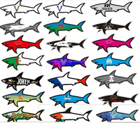 226 autocollants 3D étanches Paul Et Shark pour la décoration de tablettes, téléphones portables, réfrigérateurs, bagages, CP Jul Omerta Vrunk Shark Sticker