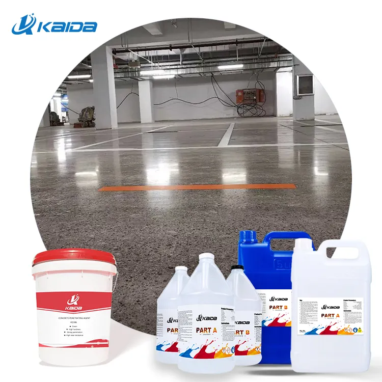 Waterborne 45% Solid Building Coating Car Paint Liquid Supplier Concrete Resin And Hardener