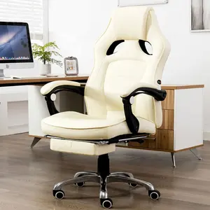 उच्च गुणवत्ता के चमड़े झुकनेवाला Ergonomic कार्यालय कुर्सियों Footrest वीडियो पीसी खेल रेसिंग गेमिंग कुर्सी