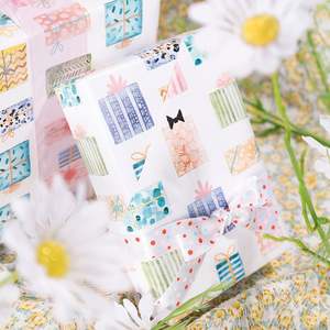 Venta al por mayor de alta calidad 80g 50*70cm papel de embalaje de jardín papel de regalo - Product Image 2