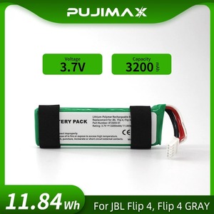 Batteria PUJIMAX 3.7V per <span class=keywords><strong>JBL</strong></span> Flip 4 Flip4 3200mAh Batteria Ricaricabile GSP872693 01 per Altoparlanti <span class=keywords><strong>Bluetooth</strong></span> Wireless <span class=keywords><strong>JBL</strong></span> - Product Image 2