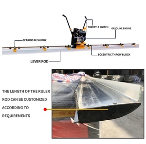 Bê Tông San Lấp Mặt Bằng Giàn Screed Bê Tông Bề Mặt Screed Bê Tông Vibratory Screed - Product Image 3
