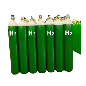 Industrial Grade H2 Hydrogen Gas Cylinder Price CAS 1333-74-0 High 2.1 OEM 1 Kg Steel High Pressure Cylinder 6 Liter GB/ISO/DOT