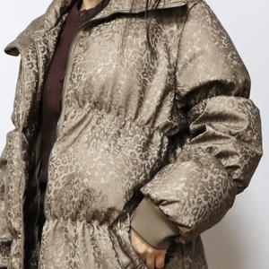 OEKO Tex 100 patrón de leopardo de imitación estándar nuevo Animal impreso PU cuero para 2025 chaqueta de abrigo de mujer - Product Image 6