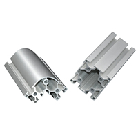 Profilé d'extrusion en aluminium industriel série 60, profilé en aluminium robuste pour cadre de table d'établi, découpe sur mesure anodisée disponible