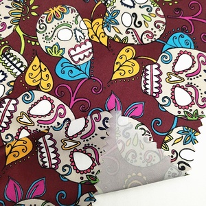 FABFAIRY-Chaqueta de sarga de seda <span class=keywords><strong>y</strong></span> poliéster, diseño de calavera fresca de color vino, gran oferta, para hombre, con patrón estampado - Product Image 5