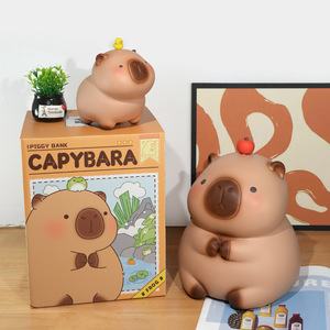 Tirelire Capybara en PVC avec motif grenouille pour enfants – Cadeau idéal - Product Image 1