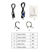Treuil cinétique LED DMX, système de lumière cinétique et treuil de commande DMX, LED RVB