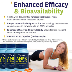High quality private label Natural AMPK <b>Supplement</b> with Guggulsterones capsule Boost <b>Your</b> Metabolism weight control support - Product Image 5