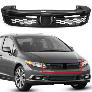Fit 4 <span class=keywords><strong>Dr</strong></span> Limousine JDM Style Schwarz Front Stoßstange Motorhaube Mesh Grille <span class=keywords><strong>Grill</strong></span> - Product Image 6