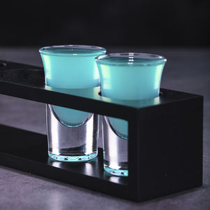 Verres à shot transparents personnalisés avec logo, nouveau design, verre à shot pour vodka - Product Image 4