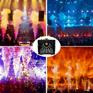 MINGLANG LED <strong>Fog</strong> <strong>Machine</strong> for Parties DMX512 6CH Multicolor Stage Equipment with <strong>3000W</strong> Remote Control Iron Power Source - Product Image 6