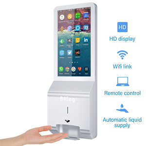 Wall Mounted Auto Sanitizing and Kiosk <strong>Advertising</strong> Screens <strong>Hand</strong> Sanitizer <strong>Display</strong> - Product Image 2