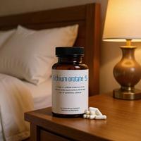 Capsule de supplément de santé naturel à 98 %, 500 mg d'orotate de lithium