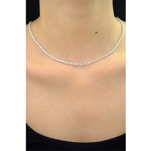 Collar de Diamantes Naturales de 3.0ct, Estilo Hip Hop, FG SI1, 42cm, Joyería Fina Xinfly - Product Image 4